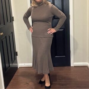 Worth Sweater and Matching Skirt, Sweater Size 8, Skirt Size 6